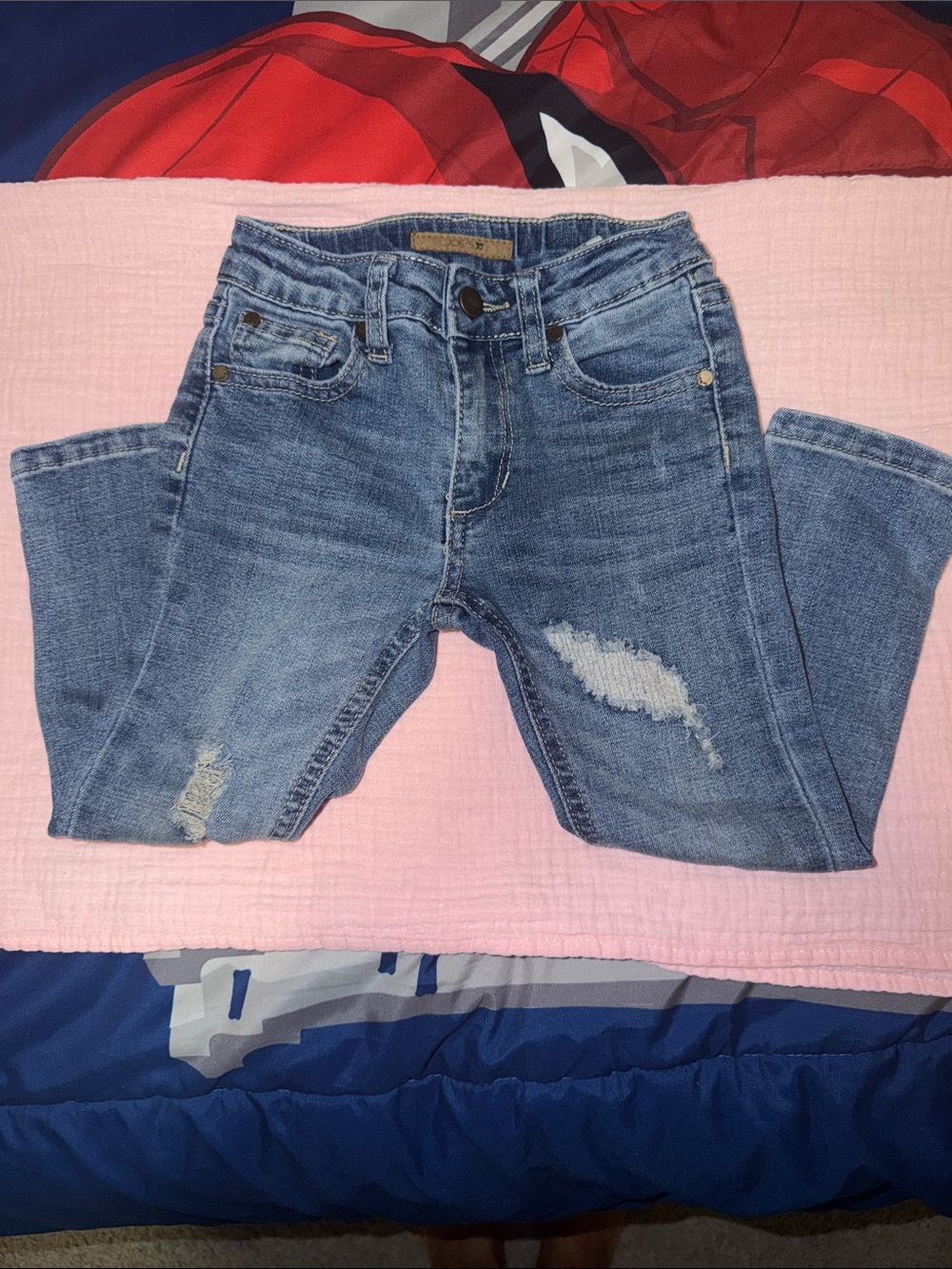 Joe's Jeans Light Blue Distressed Skinny Jeans